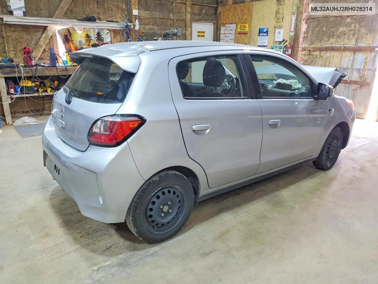 2024 Mitsubishi Mirage Es VIN: ML32AUHJ2RH028314 Lot: 60174896