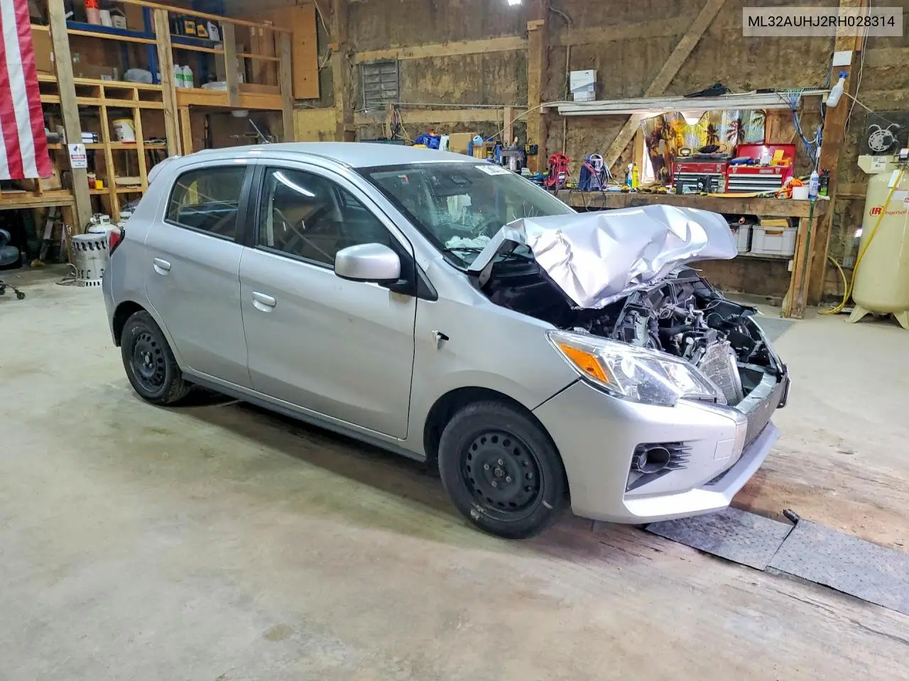2024 Mitsubishi Mirage Es VIN: ML32AUHJ2RH028314 Lot: 60174896
