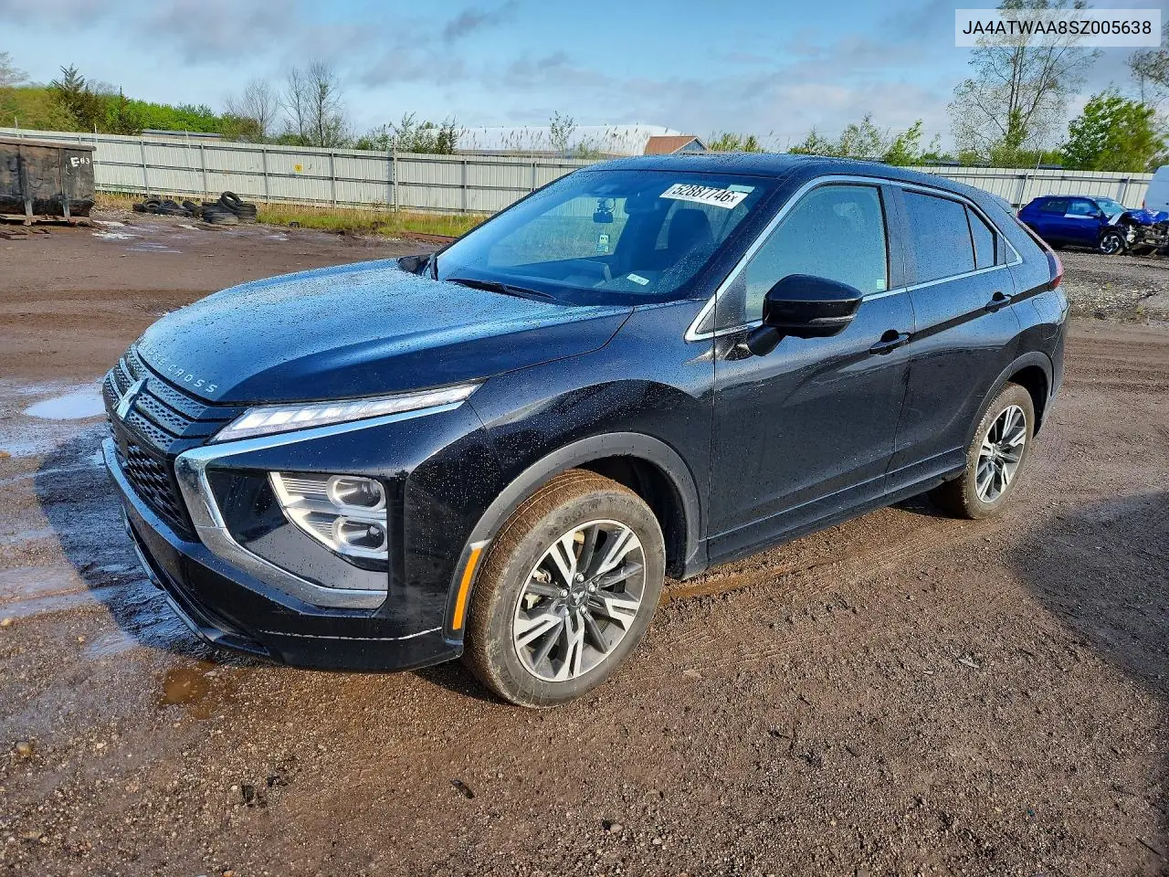 2025 Mitsubishi Eclipse Cross Se VIN: JA4ATWAA8SZ005638 Lot: 52887746