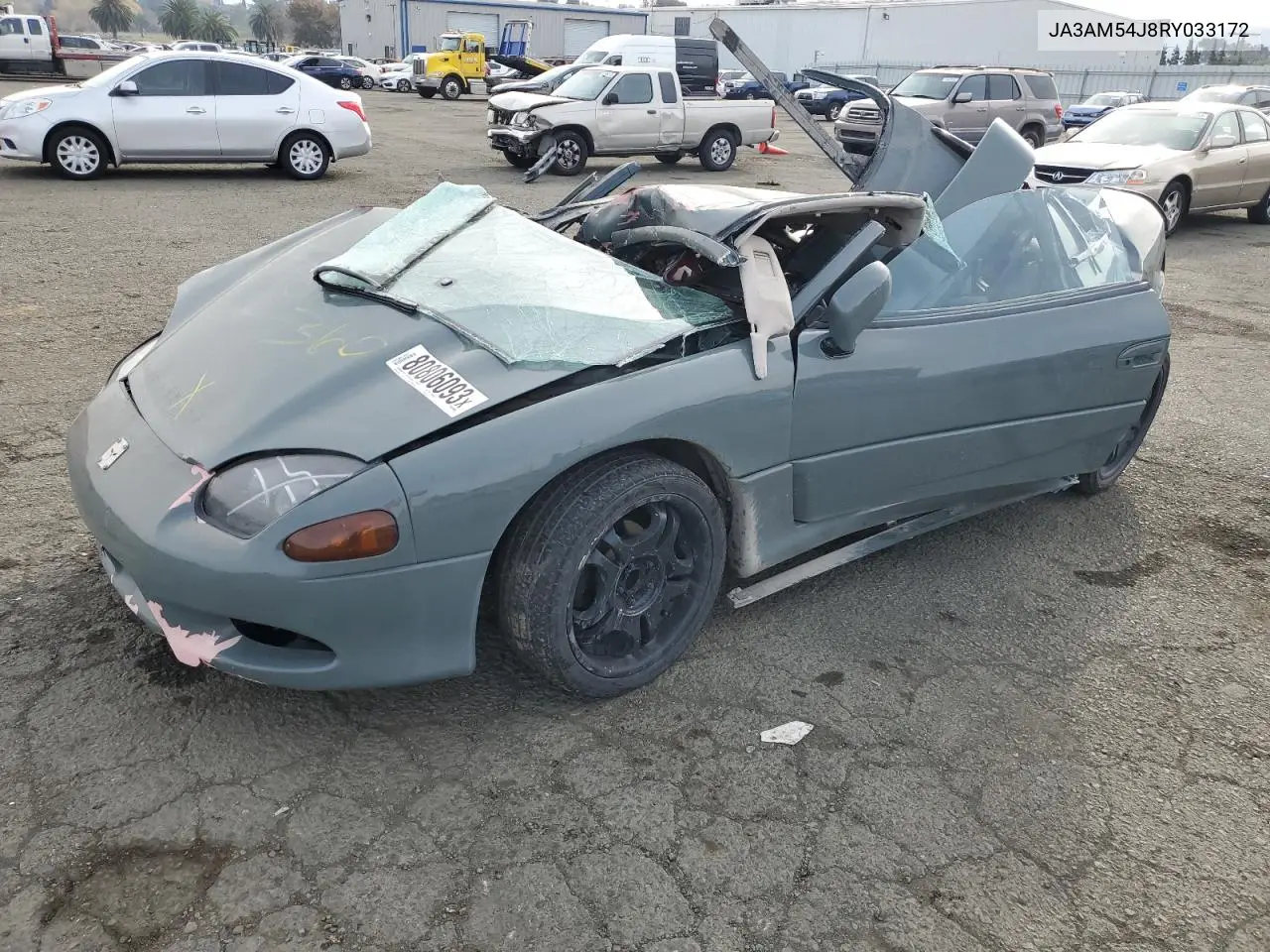 1994 Mitsubishi 3000 Gt VIN: JA3AM54J8RY033172 Lot: 80806093