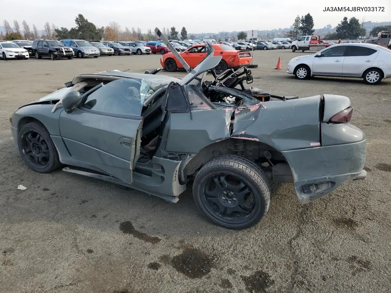 1994 Mitsubishi 3000 Gt VIN: JA3AM54J8RY033172 Lot: 80806093