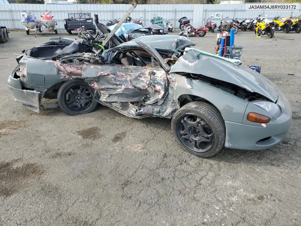 1994 Mitsubishi 3000 Gt VIN: JA3AM54J8RY033172 Lot: 80806093
