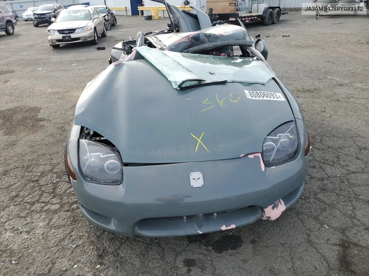 1994 Mitsubishi 3000 Gt VIN: JA3AM54J8RY033172 Lot: 80806093