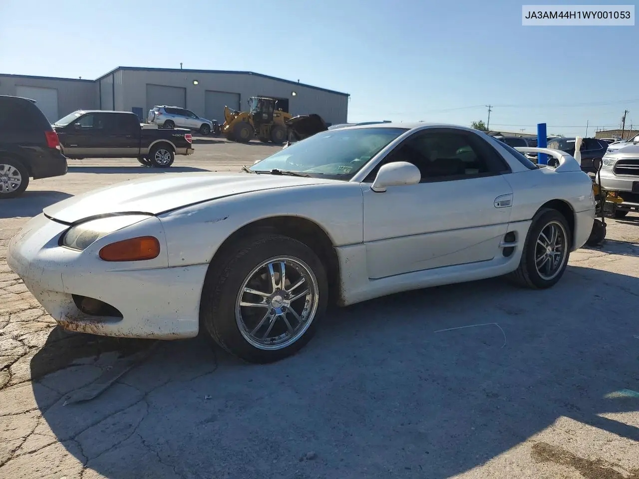 1998 Mitsubishi 3000 Gt VIN: JA3AM44H1WY001053 Lot: 60244186
