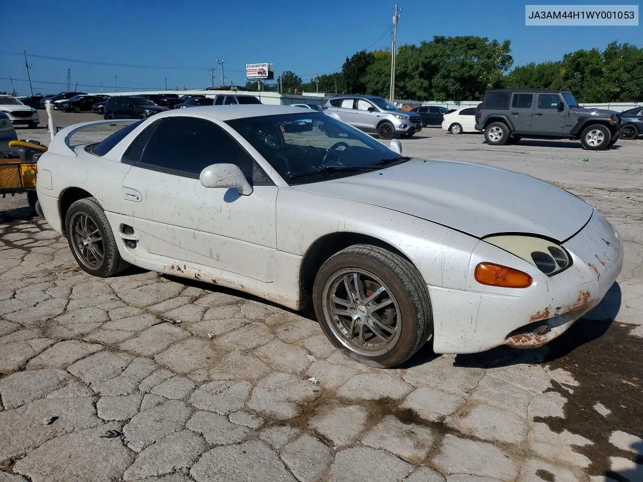 1998 Mitsubishi 3000 Gt VIN: JA3AM44H1WY001053 Lot: 60244186
