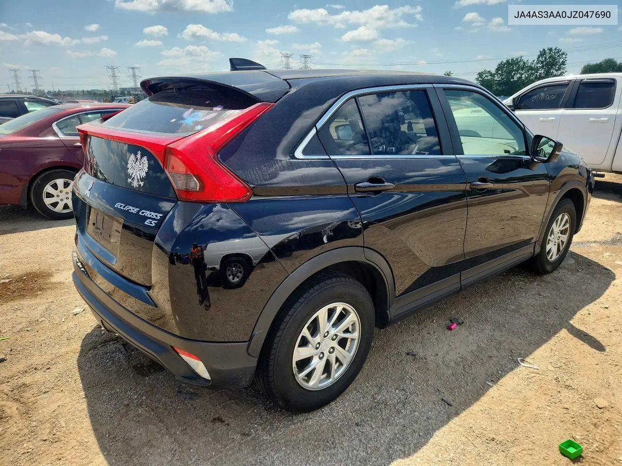 2018 Mitsubishi Eclipse Cross Es VIN: JA4AS3AA0JZ047690 Lot: 59637986