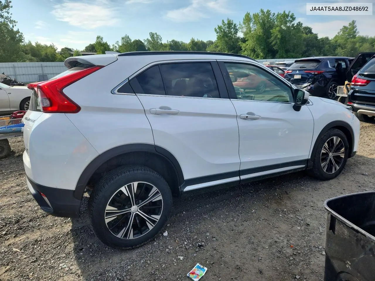 2018 Mitsubishi Eclipse Cross Se/Sel VIN: JA4AT5AA8JZ048692 Lot: 60670816