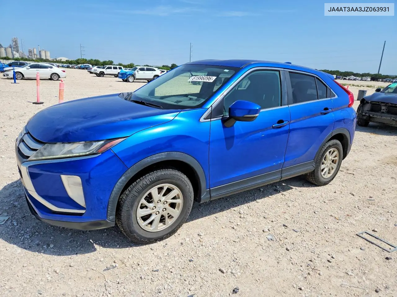 2018 Mitsubishi Eclipse Cross Es VIN: JA4AT3AA3JZ063931 Lot: 61996096