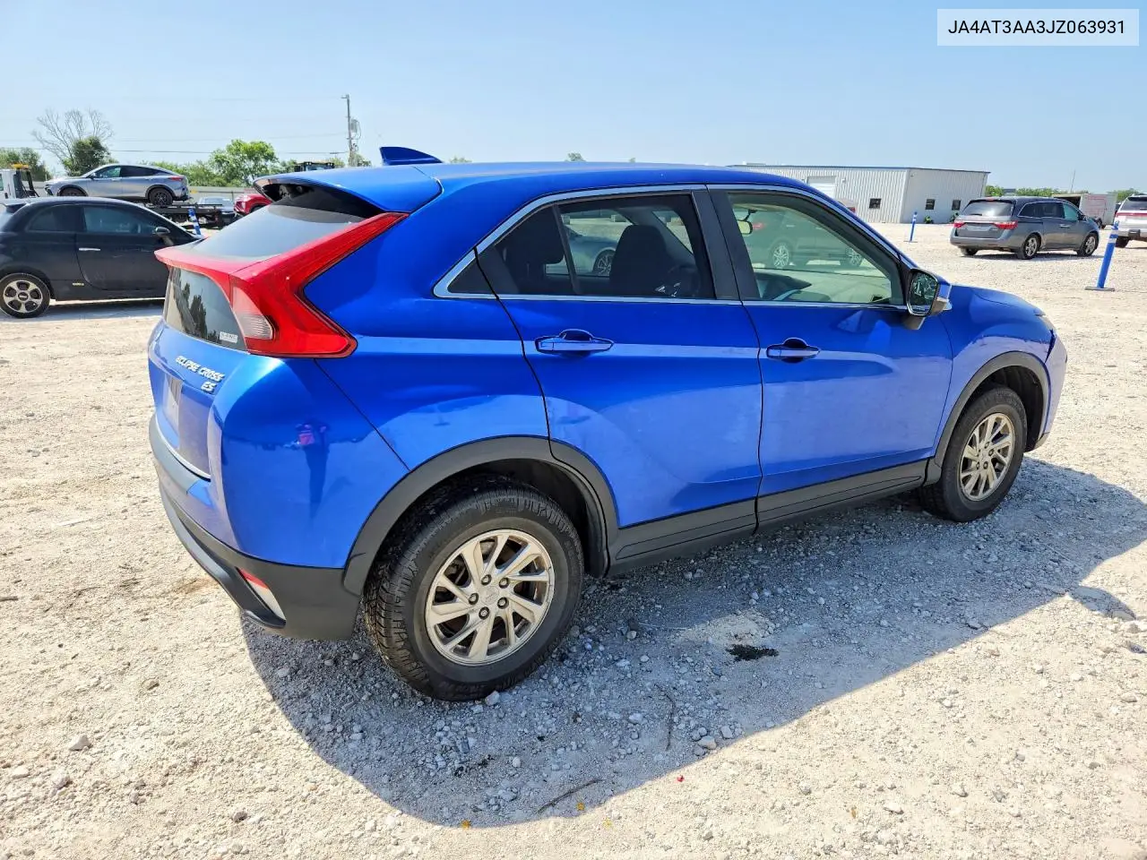 2018 Mitsubishi Eclipse Cross Es VIN: JA4AT3AA3JZ063931 Lot: 61996096