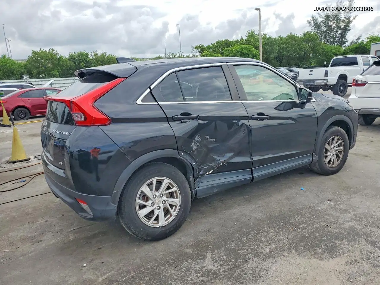 2019 Mitsubishi Eclipse Cross Es VIN: JA4AT3AA2KZ033806 Lot: 56757246