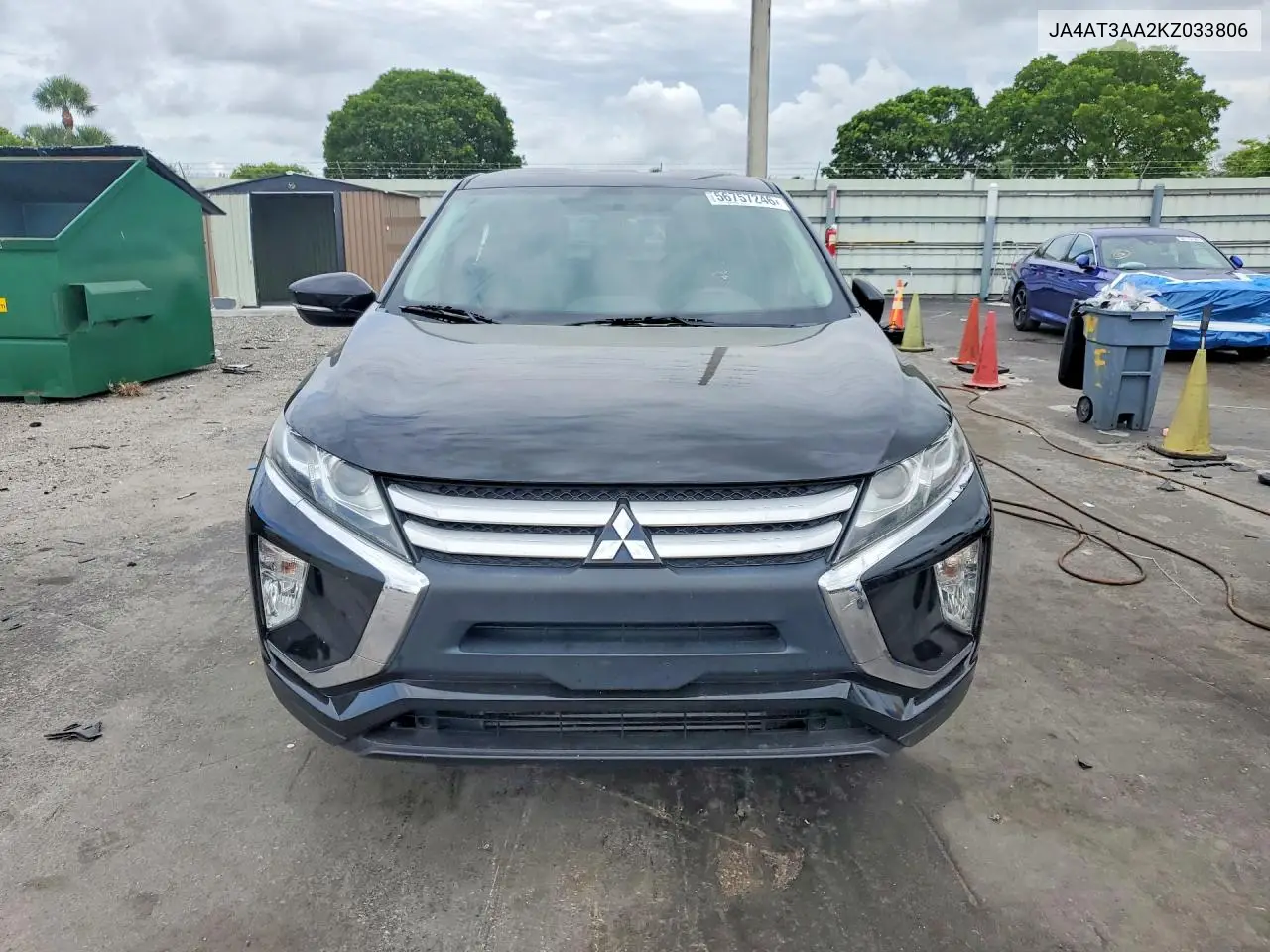 2019 Mitsubishi Eclipse Cross Es VIN: JA4AT3AA2KZ033806 Lot: 56757246