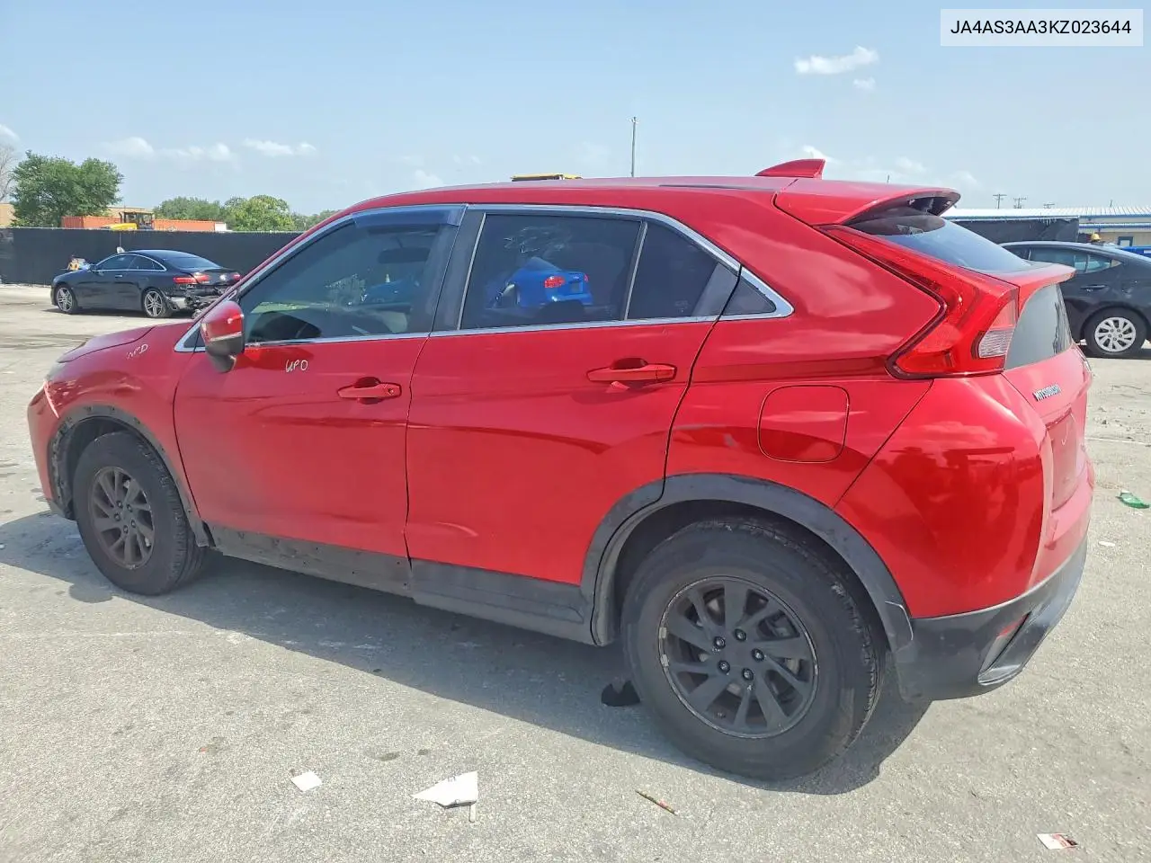 2019 Mitsubishi Eclipse Cross Es VIN: JA4AS3AA3KZ023644 Lot: 60017666