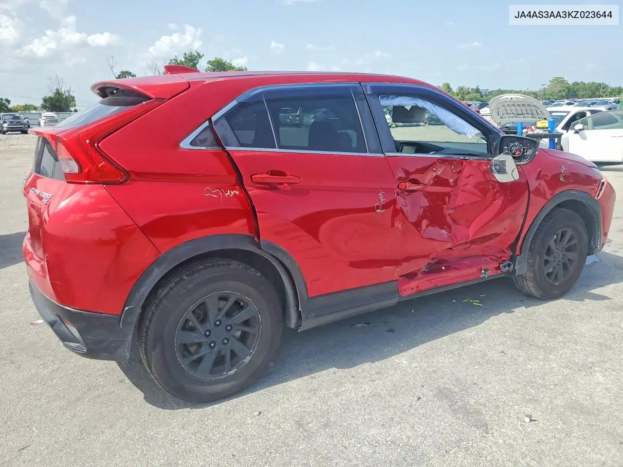 2019 Mitsubishi Eclipse Cross Es VIN: JA4AS3AA3KZ023644 Lot: 60017666