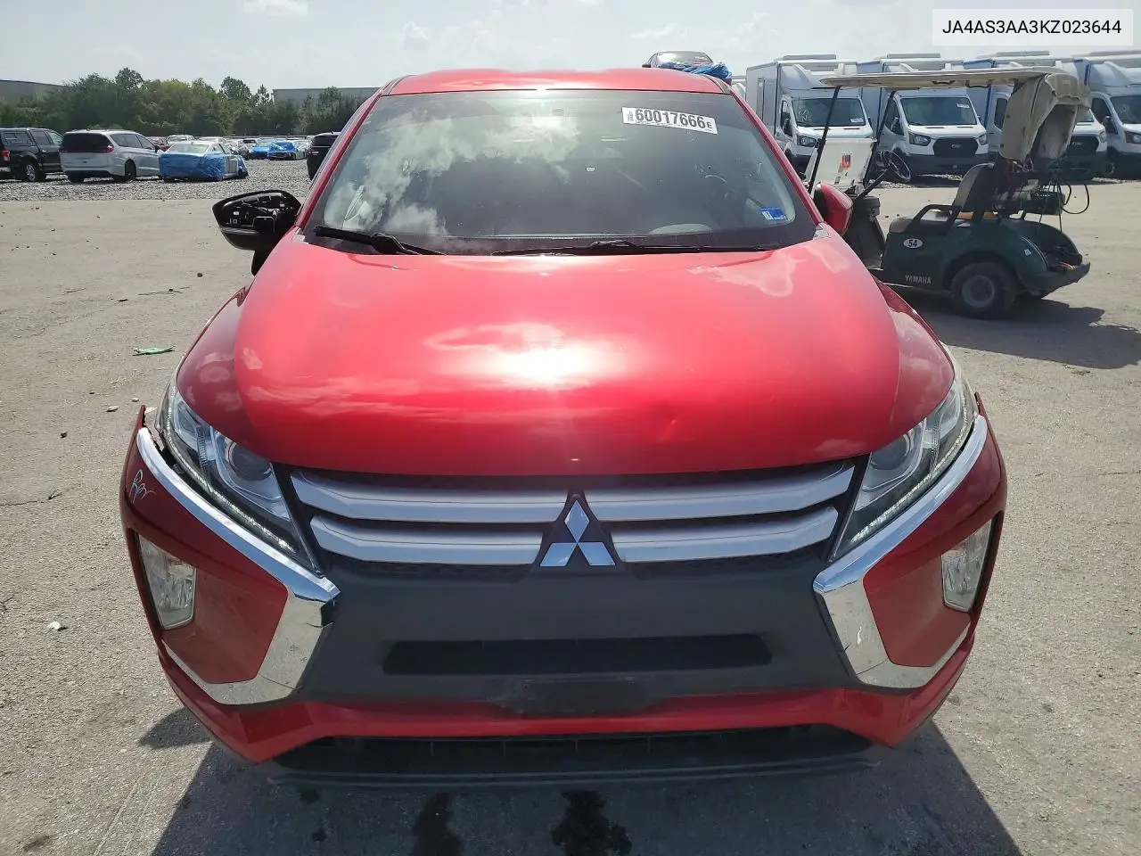 2019 Mitsubishi Eclipse Cross Es VIN: JA4AS3AA3KZ023644 Lot: 60017666