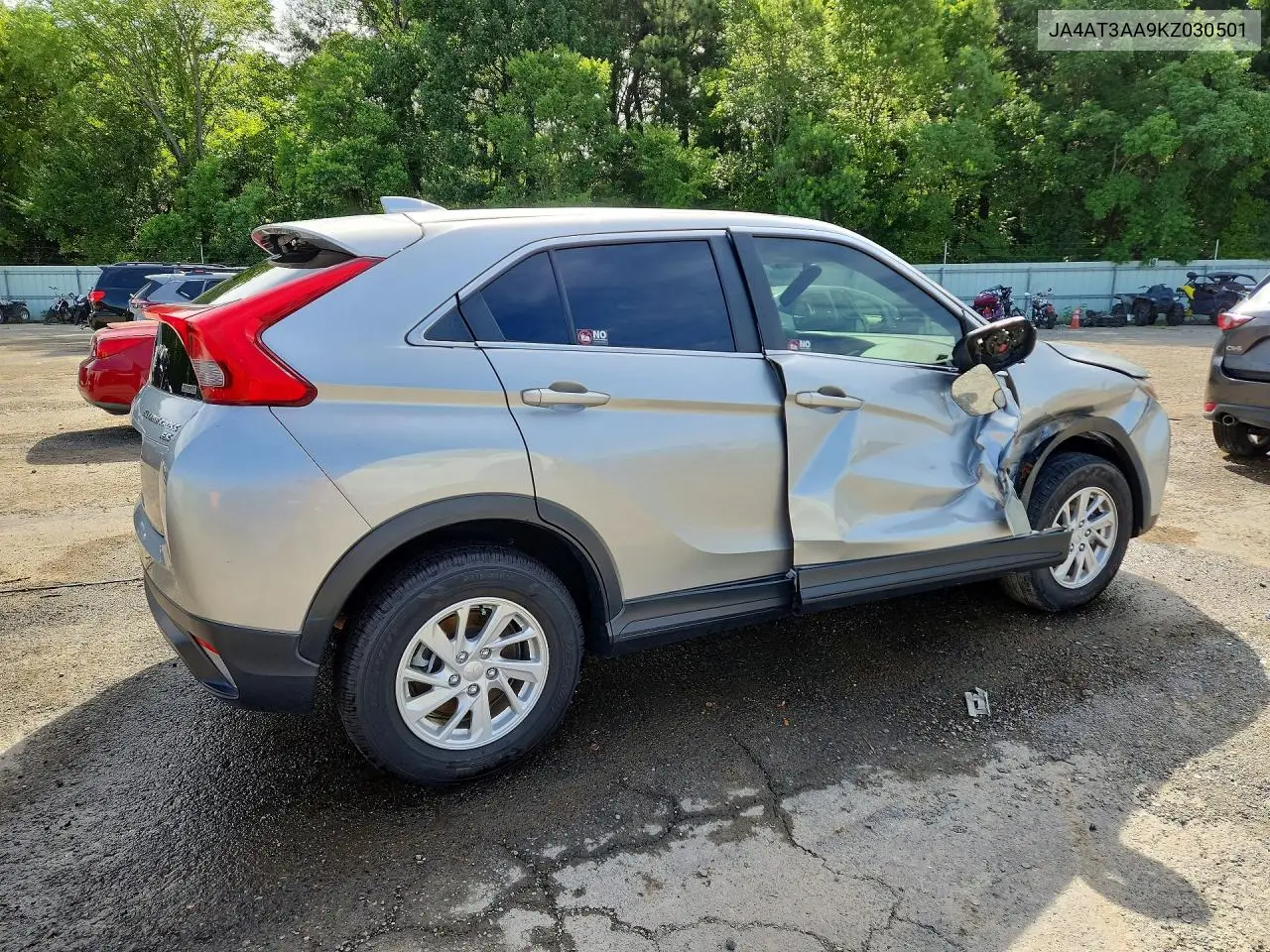 2019 Mitsubishi Eclipse Cross Es VIN: JA4AT3AA9KZ030501 Lot: 60791366