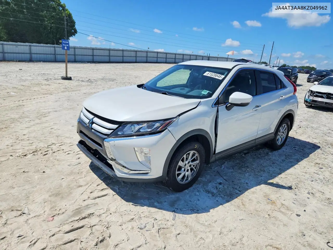 2019 Mitsubishi Eclipse Cross Es VIN: JA4AT3AA8KZ049962 Lot: 61528846