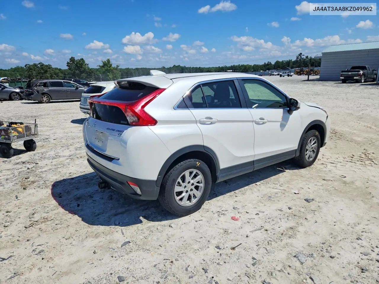 2019 Mitsubishi Eclipse Cross Es VIN: JA4AT3AA8KZ049962 Lot: 61528846