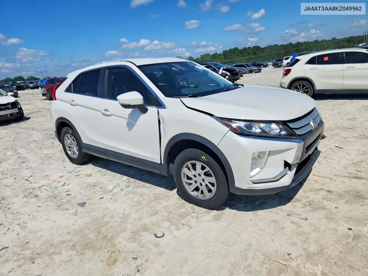 2019 Mitsubishi Eclipse Cross Es VIN: JA4AT3AA8KZ049962 Lot: 61528846