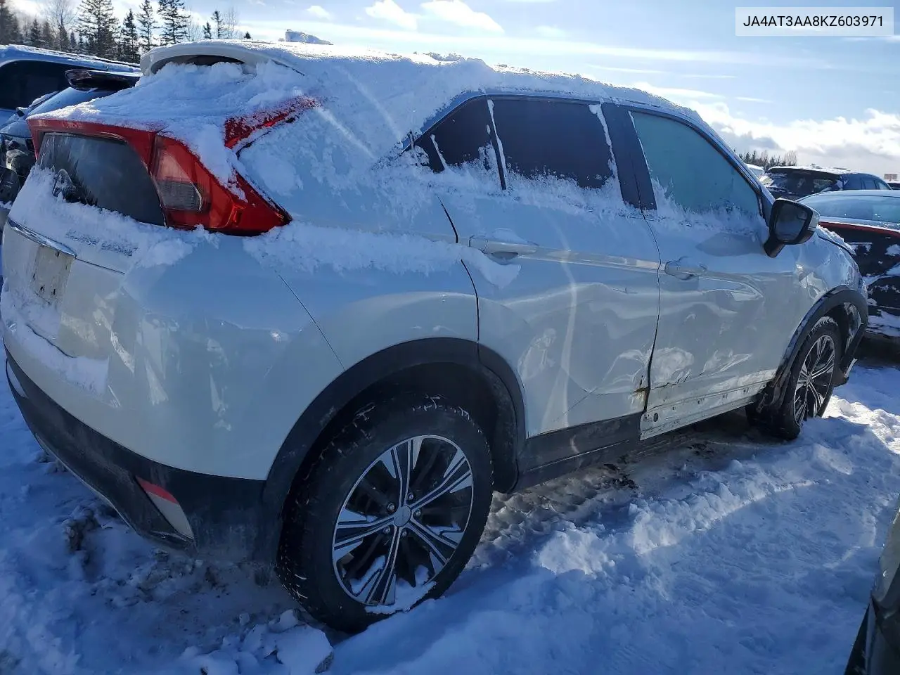 2019 Mitsubishi Eclipse Cross Es VIN: JA4AT3AA8KZ603971 Lot: 73402075