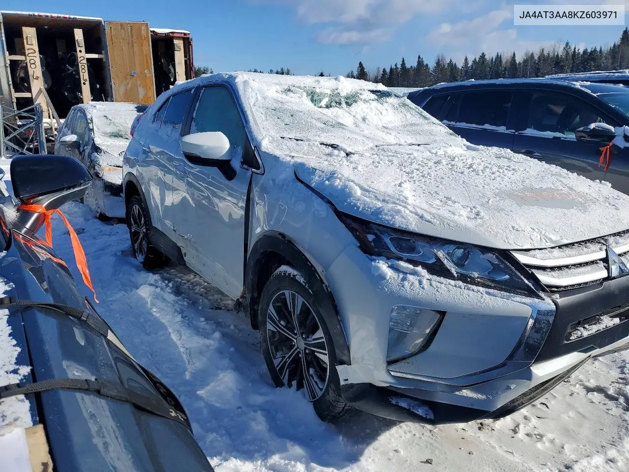 2019 Mitsubishi Eclipse Cross Es VIN: JA4AT3AA8KZ603971 Lot: 73402075