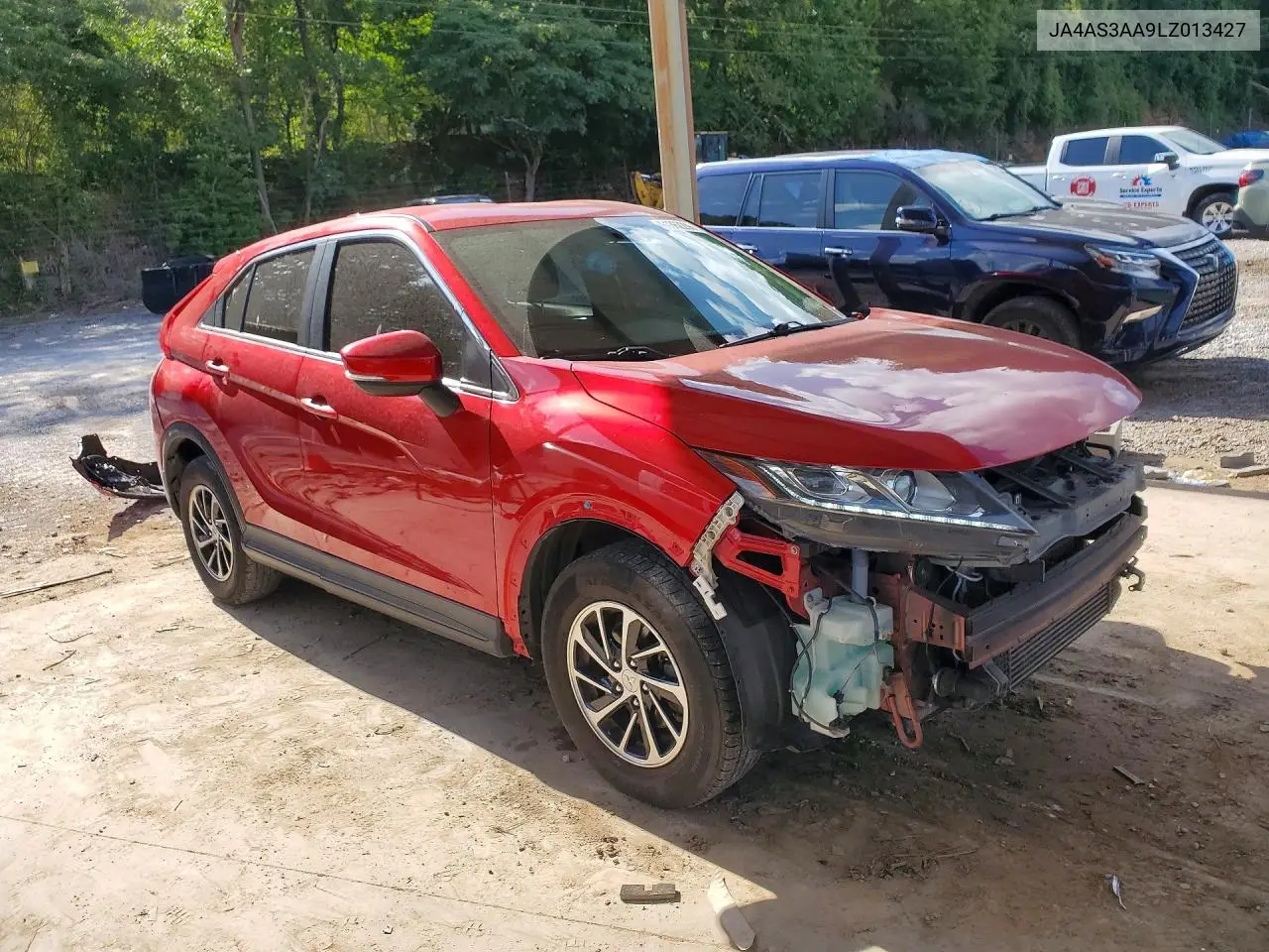 2020 Mitsubishi Eclipse Cross Es VIN: JA4AS3AA9LZ013427 Lot: 61362286