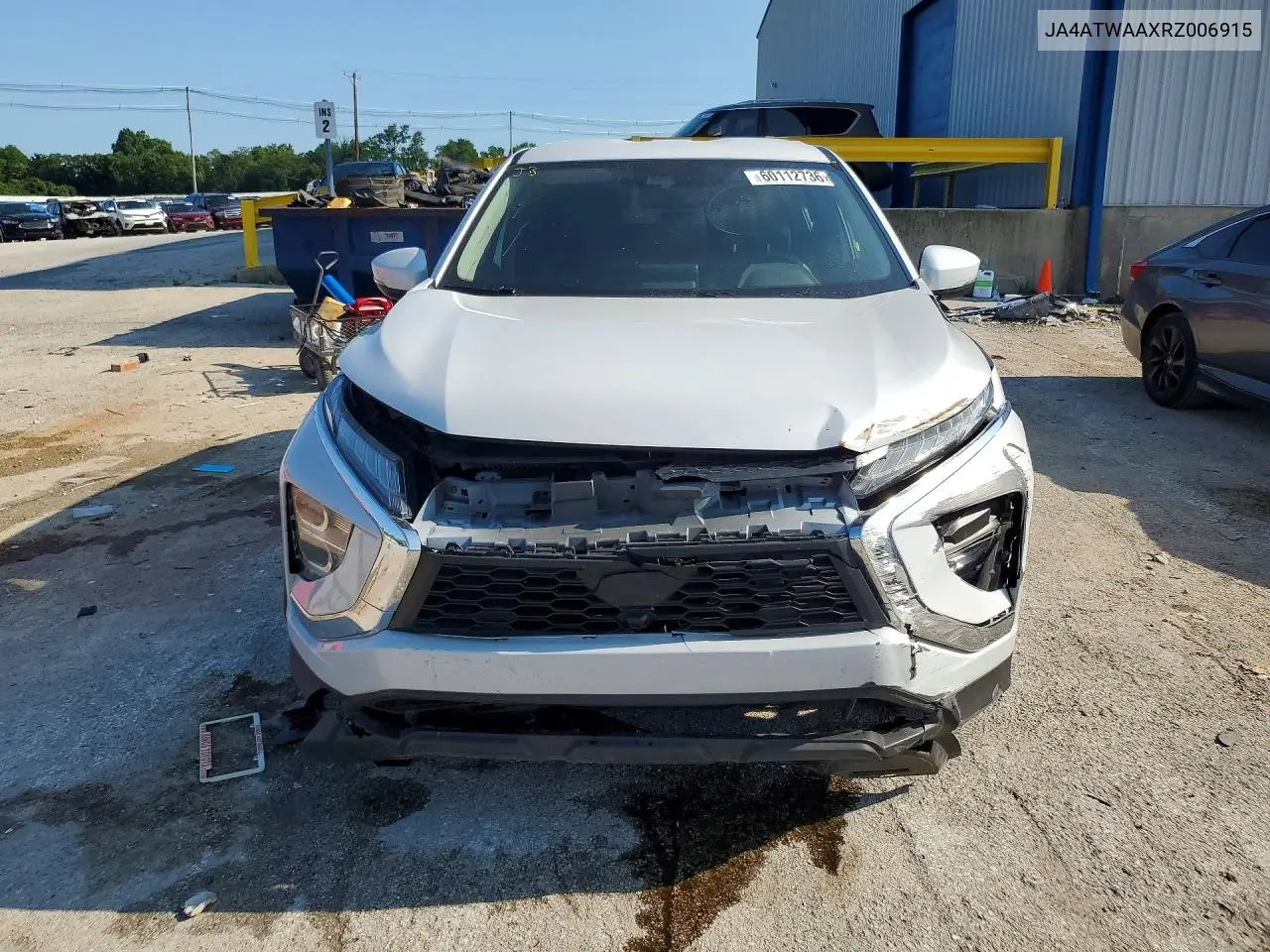 2024 Mitsubishi Eclipse Cross Se VIN: JA4ATWAAXRZ006915 Lot: 60112736