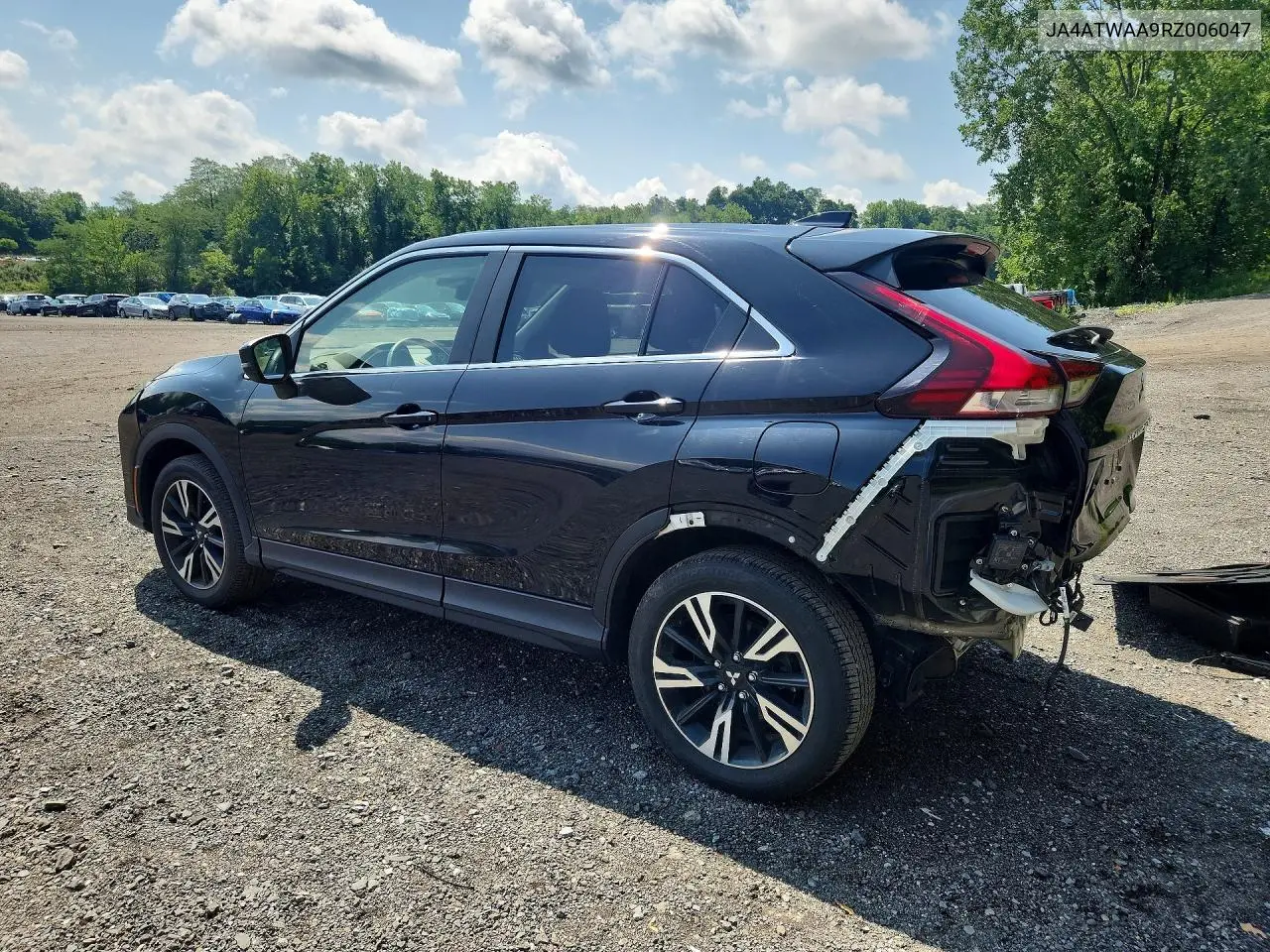 2024 Mitsubishi Eclipse Cross Se VIN: JA4ATWAA9RZ006047 Lot: 62127056
