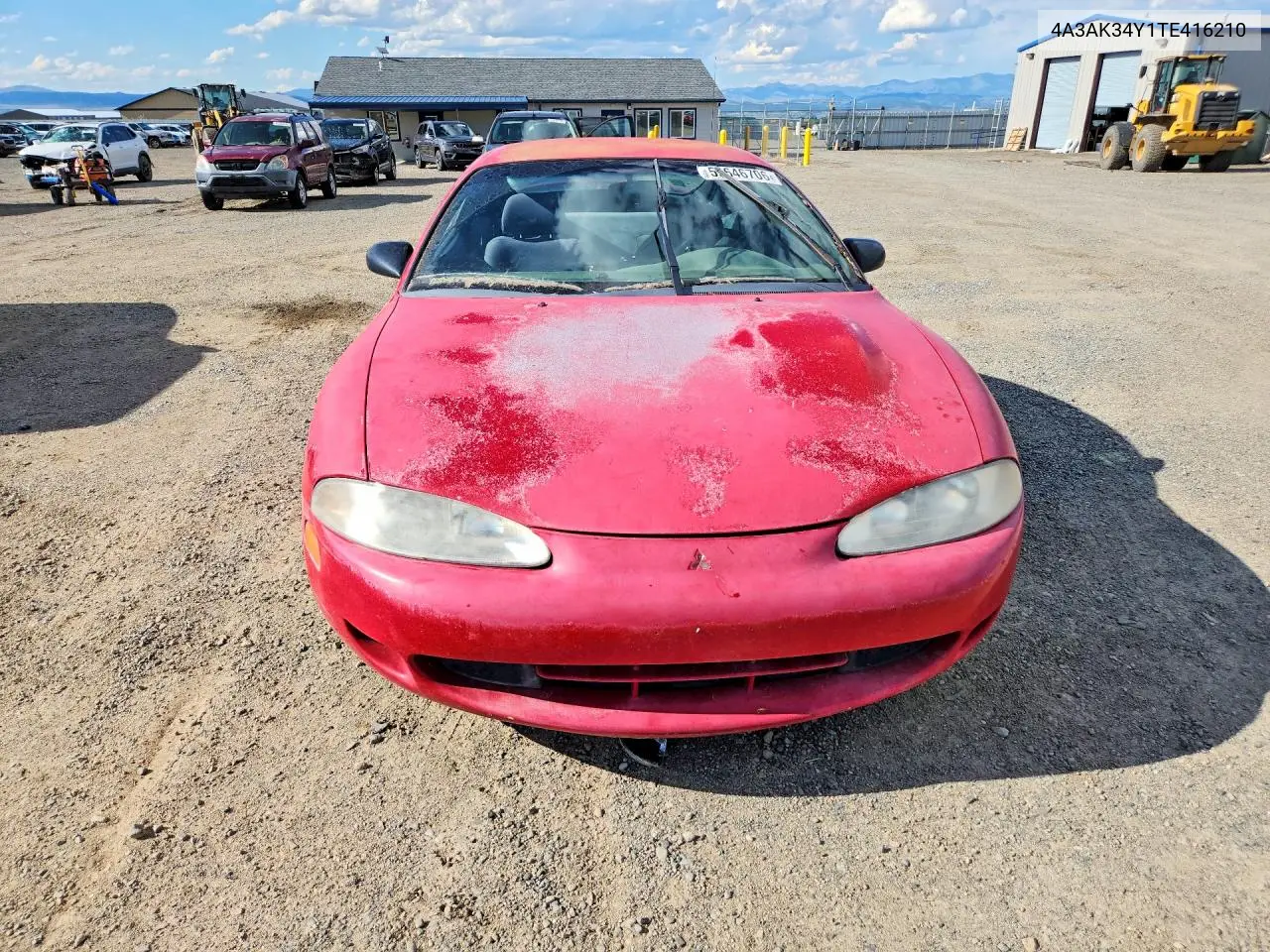 1996 Mitsubishi Eclipse Rs VIN: 4A3AK34Y1TE416210 Lot: 59646706
