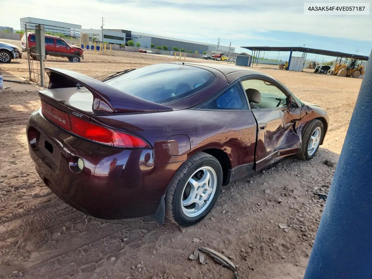 1997 Mitsubishi Eclipse Gst VIN: 4A3AK54F4VE057187 Lot: 46779176