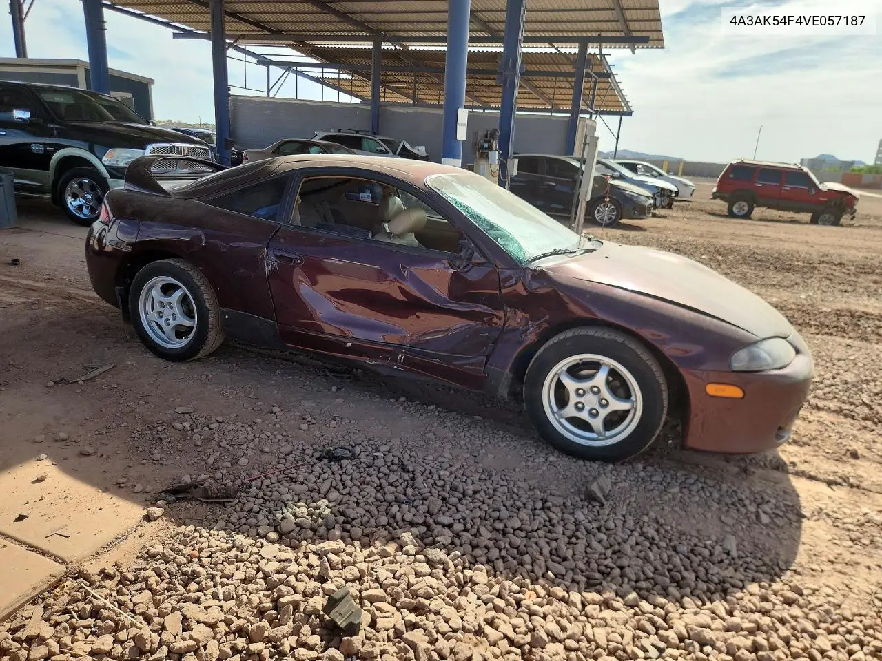 1997 Mitsubishi Eclipse Gst VIN: 4A3AK54F4VE057187 Lot: 46779176