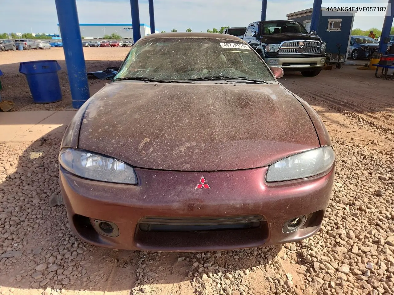 1997 Mitsubishi Eclipse Gst VIN: 4A3AK54F4VE057187 Lot: 46779176