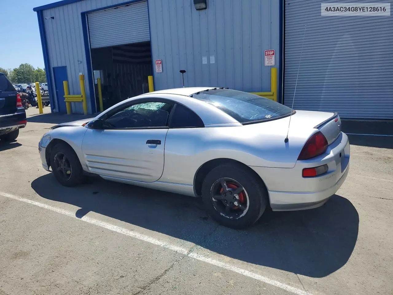 2000 Mitsubishi Eclipse Rs VIN: 4A3AC34G8YE128616 Lot: 55648196