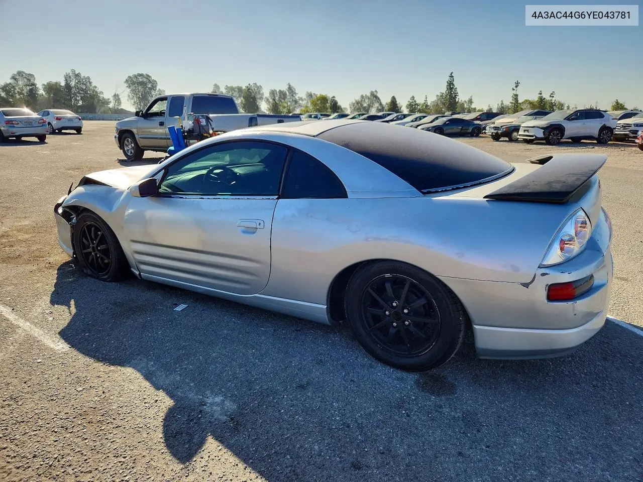 2000 Mitsubishi Eclipse Gs VIN: 4A3AC44G6YE043781 Lot: 59771906