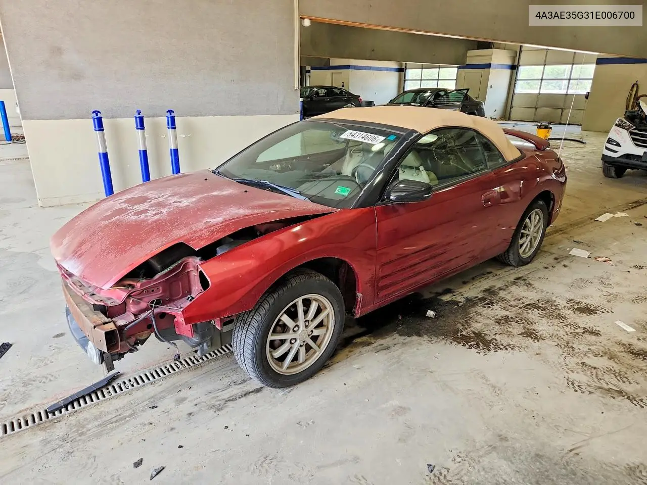 2001 Mitsubishi Eclipse Spyder Gs VIN: 4A3AE35G31E006700 Lot: 54314606