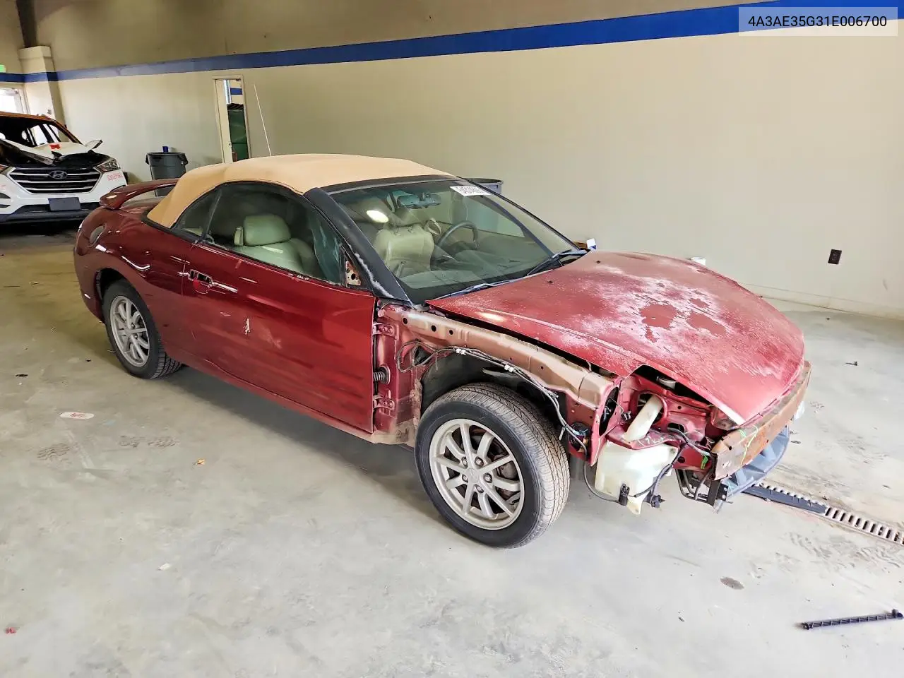 2001 Mitsubishi Eclipse Spyder Gs VIN: 4A3AE35G31E006700 Lot: 54314606