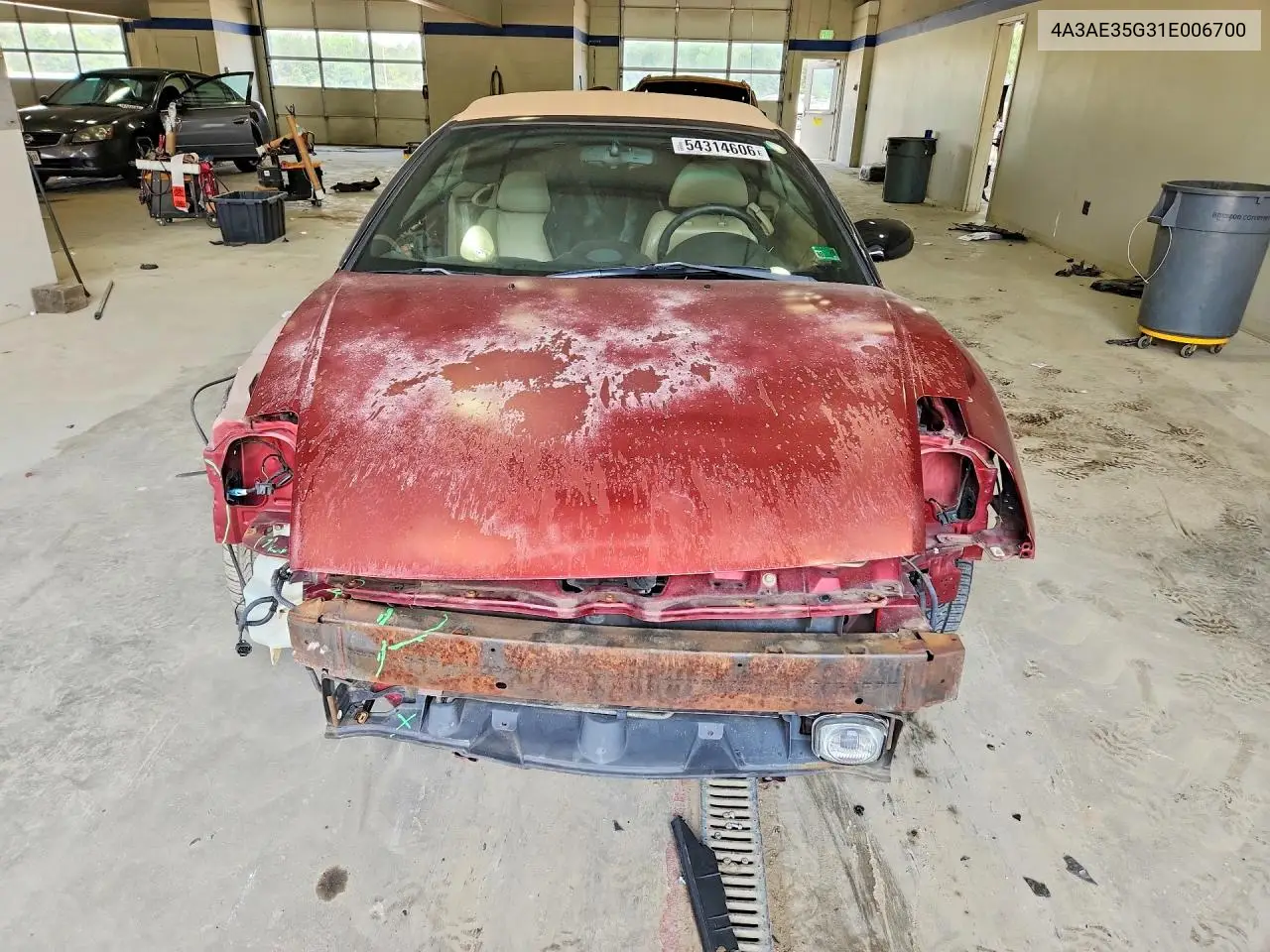 2001 Mitsubishi Eclipse Spyder Gs VIN: 4A3AE35G31E006700 Lot: 54314606