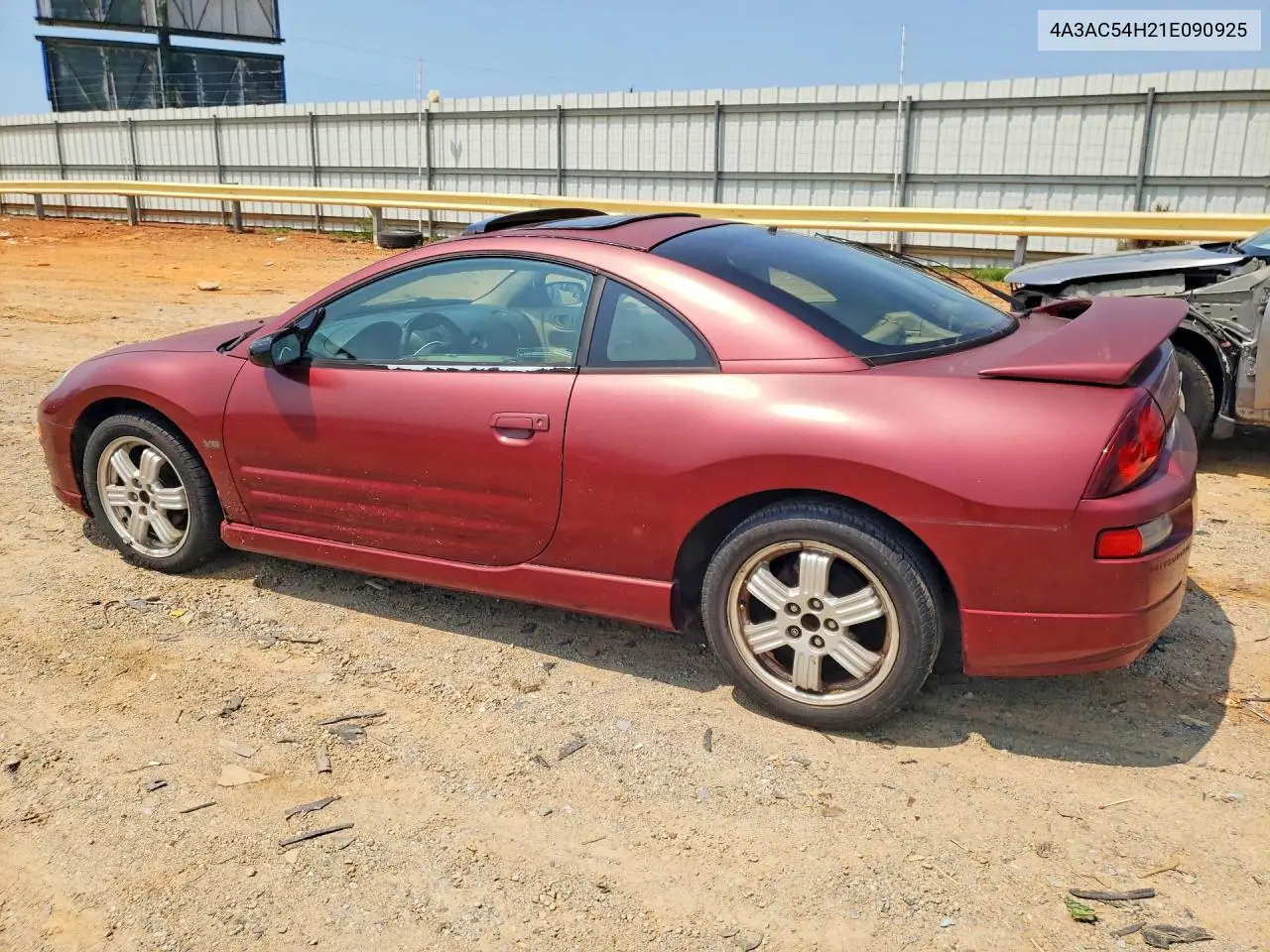 2001 Mitsubishi Eclipse Gt VIN: 4A3AC54H21E090925 Lot: 61161506