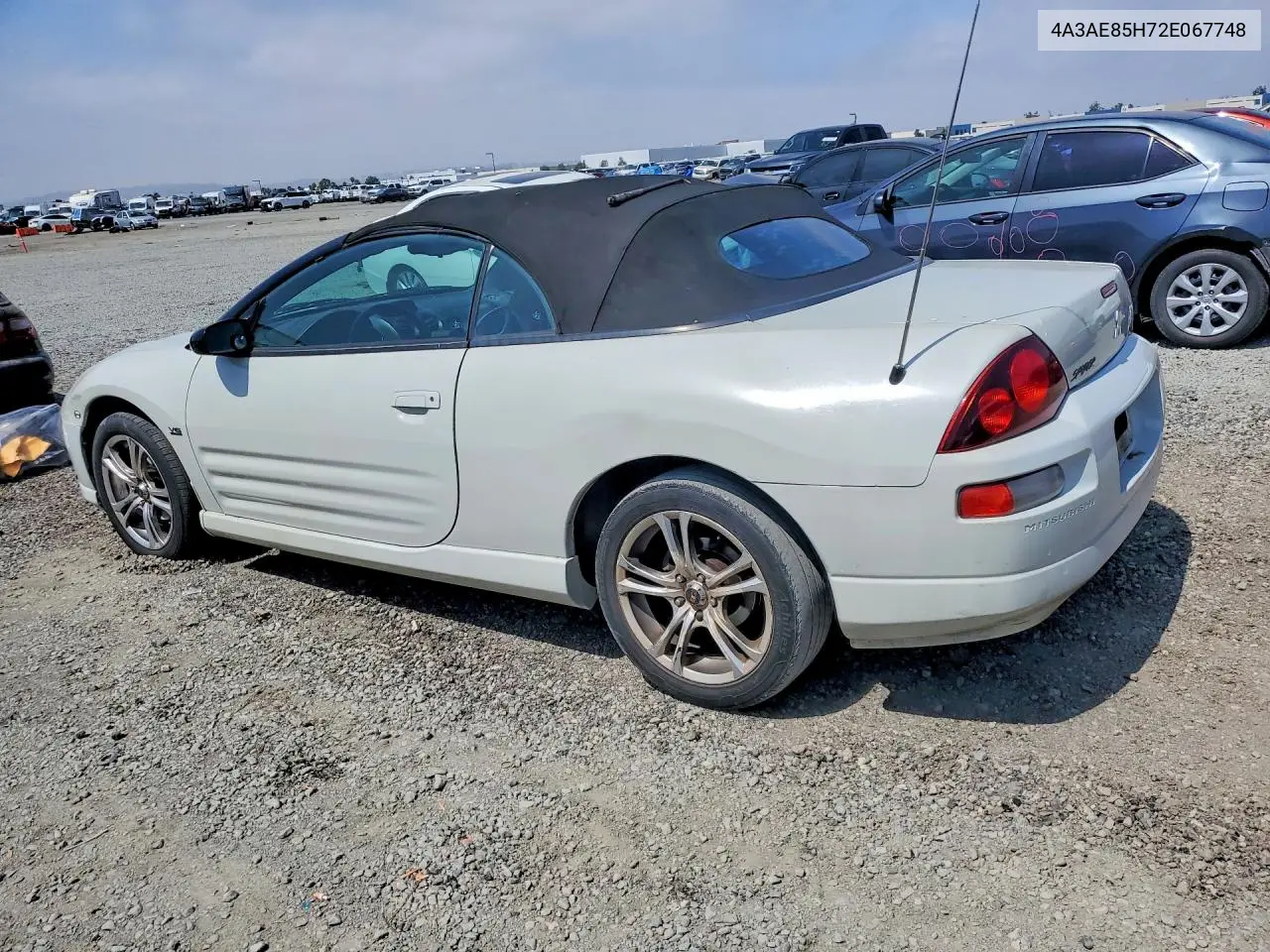 2002 Mitsubishi Eclipse Spyder Gt VIN: 4A3AE85H72E067748 Lot: 56079706