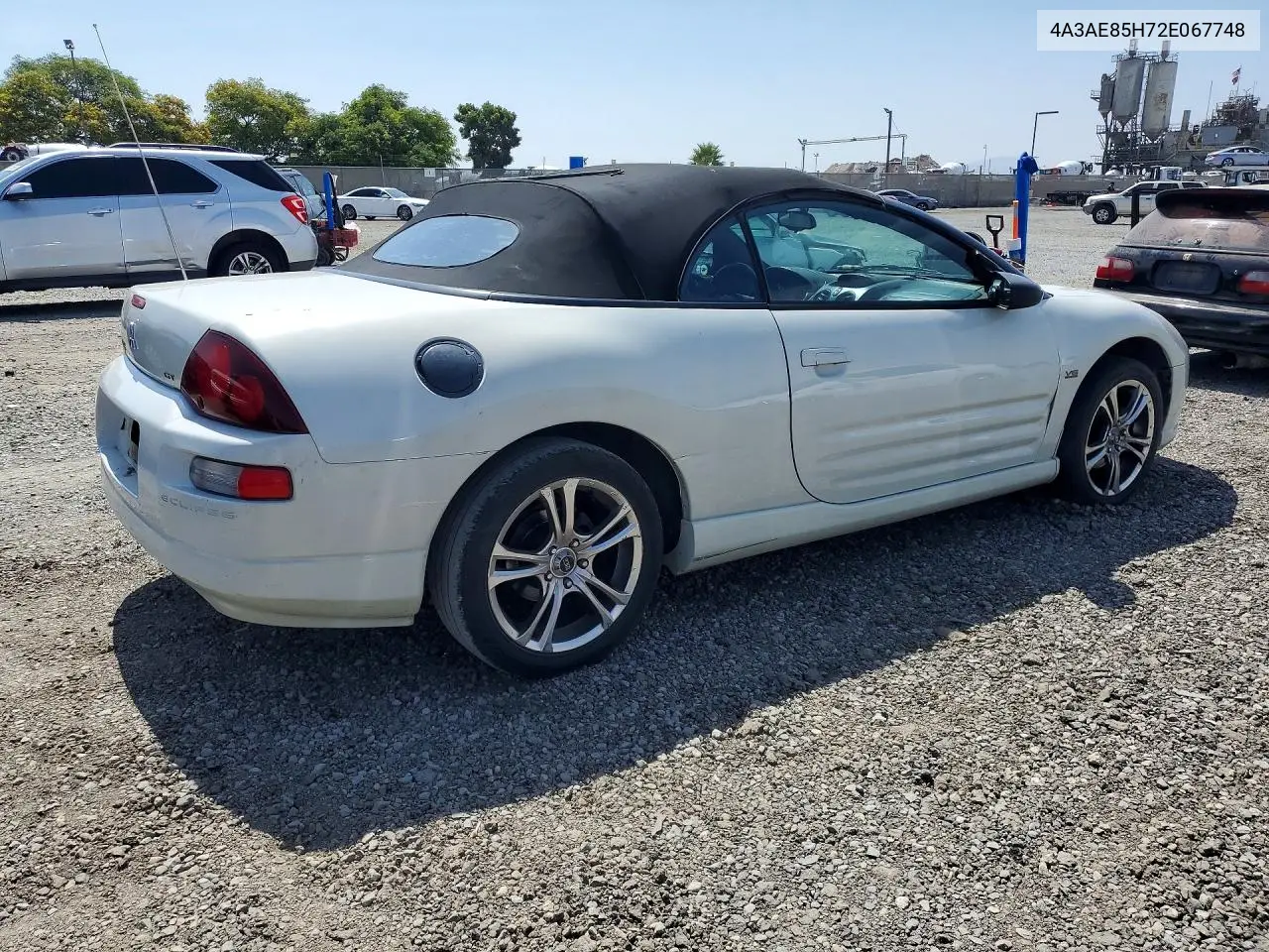 2002 Mitsubishi Eclipse Spyder Gt VIN: 4A3AE85H72E067748 Lot: 56079706