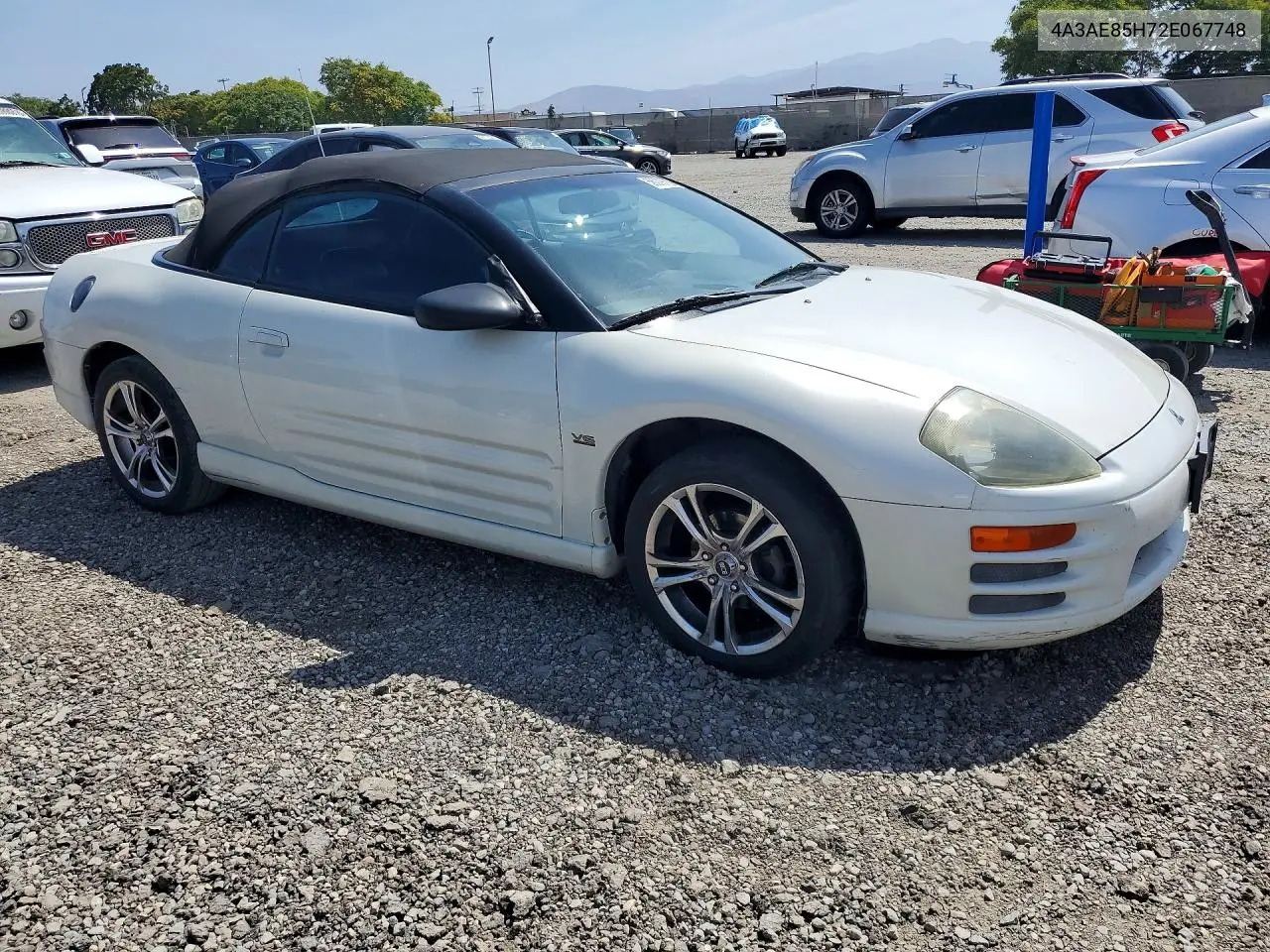 2002 Mitsubishi Eclipse Spyder Gt VIN: 4A3AE85H72E067748 Lot: 56079706