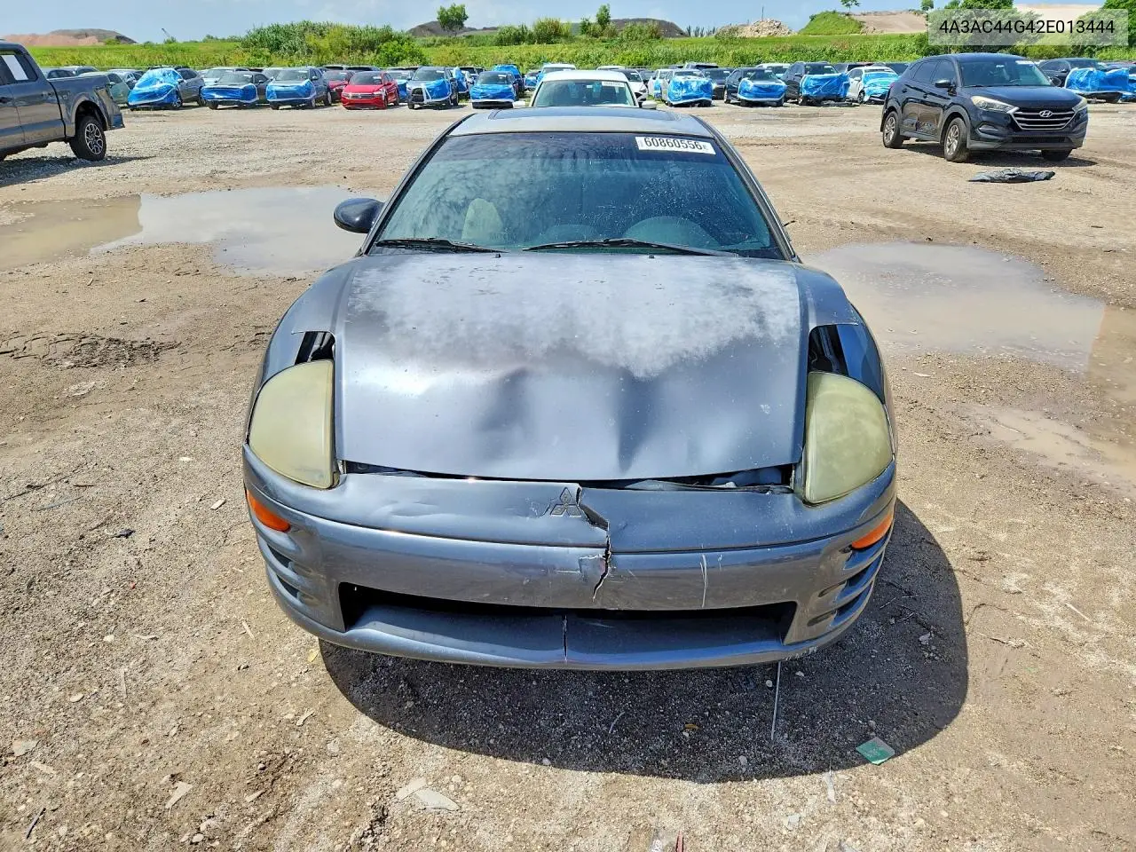 2002 Mitsubishi Eclipse Gs VIN: 4A3AC44G42E013444 Lot: 60860556