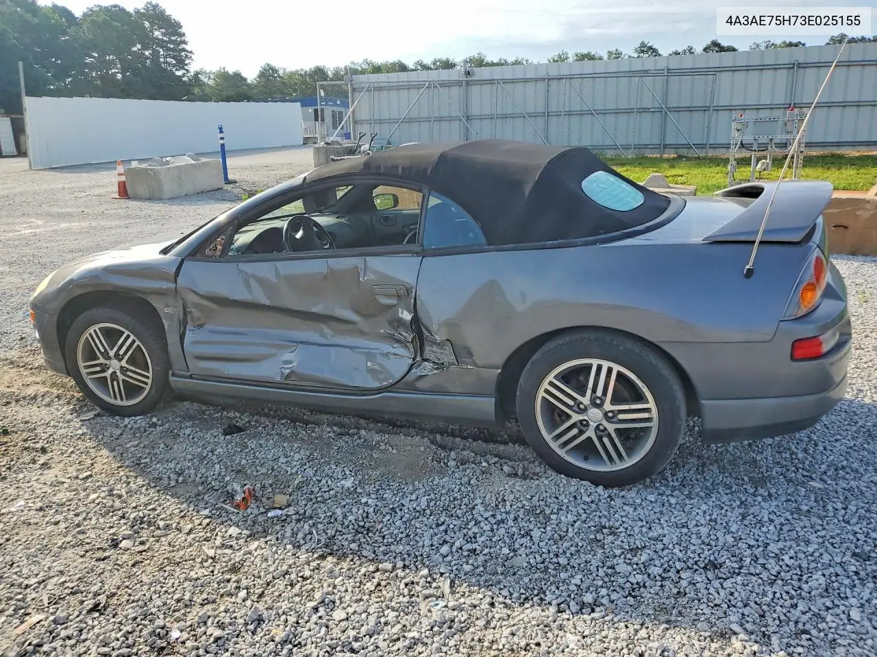 2003 Mitsubishi Eclipse Spyder Gts VIN: 4A3AE75H73E025155 Lot: 60653256