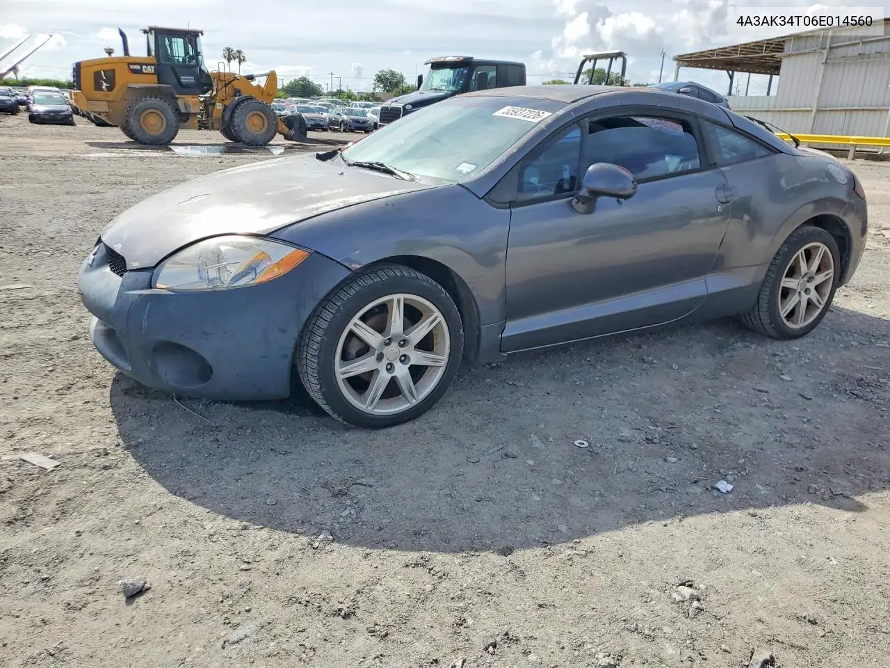 2006 Mitsubishi Eclipse Gt VIN: 4A3AK34T06E014560 Lot: 55937226