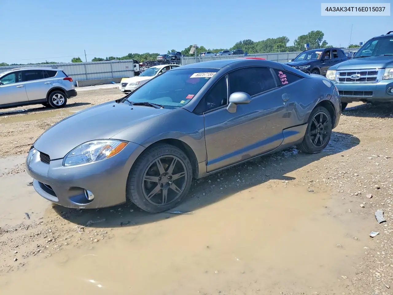 2006 Mitsubishi Eclipse Gt VIN: 4A3AK34T16E015037 Lot: 60257186