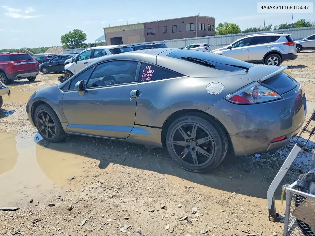 2006 Mitsubishi Eclipse Gt VIN: 4A3AK34T16E015037 Lot: 60257186