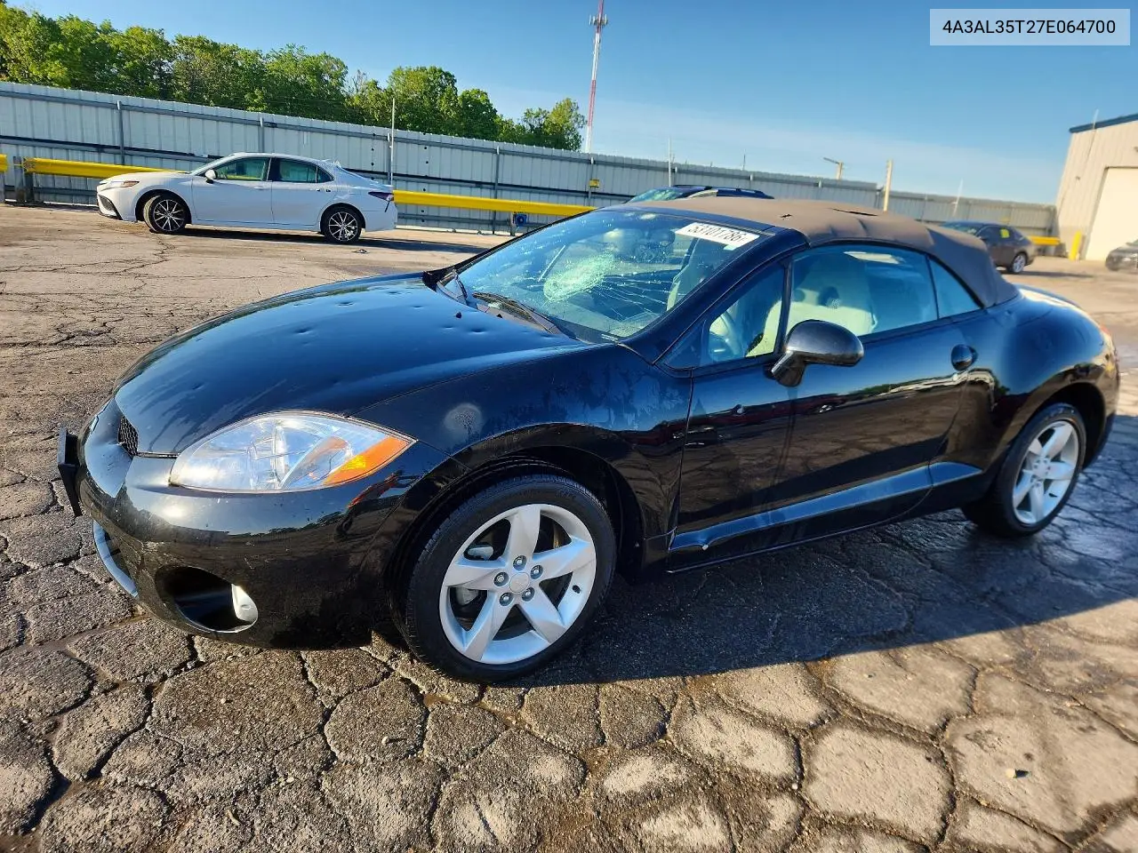 2007 Mitsubishi Eclipse Spyder Gt VIN: 4A3AL35T27E064700 Lot: 53101786