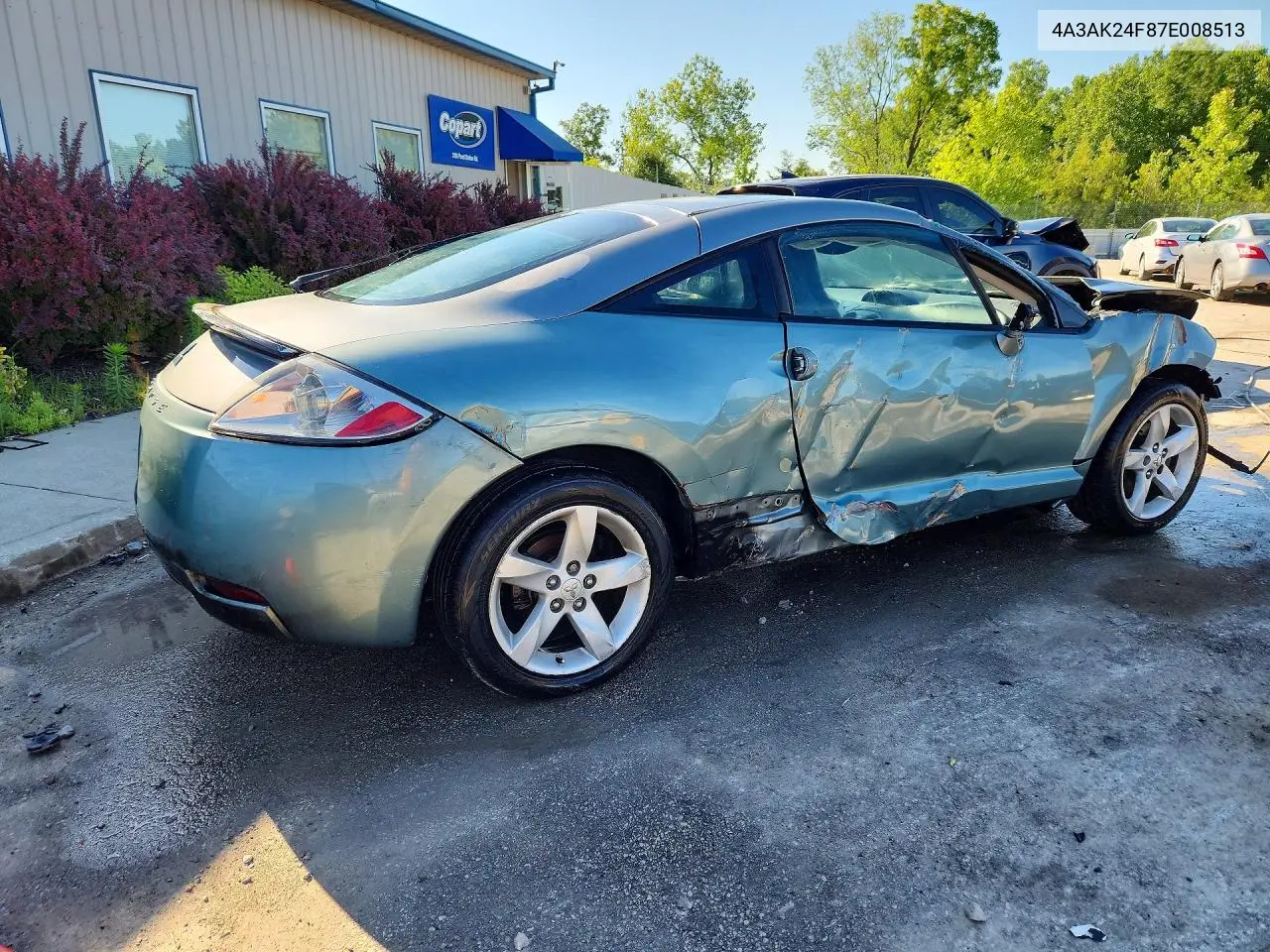 2007 Mitsubishi Eclipse Gs VIN: 4A3AK24F87E008513 Lot: 56078856