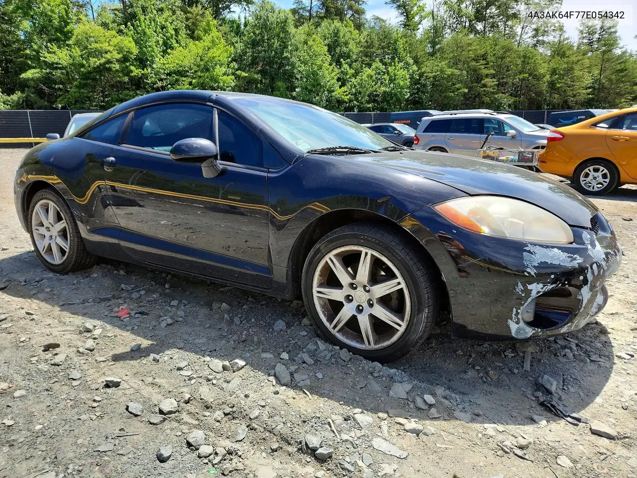 2007 Mitsubishi Eclipse VIN: 4A3AK64F77E054342 Lot: 57549636