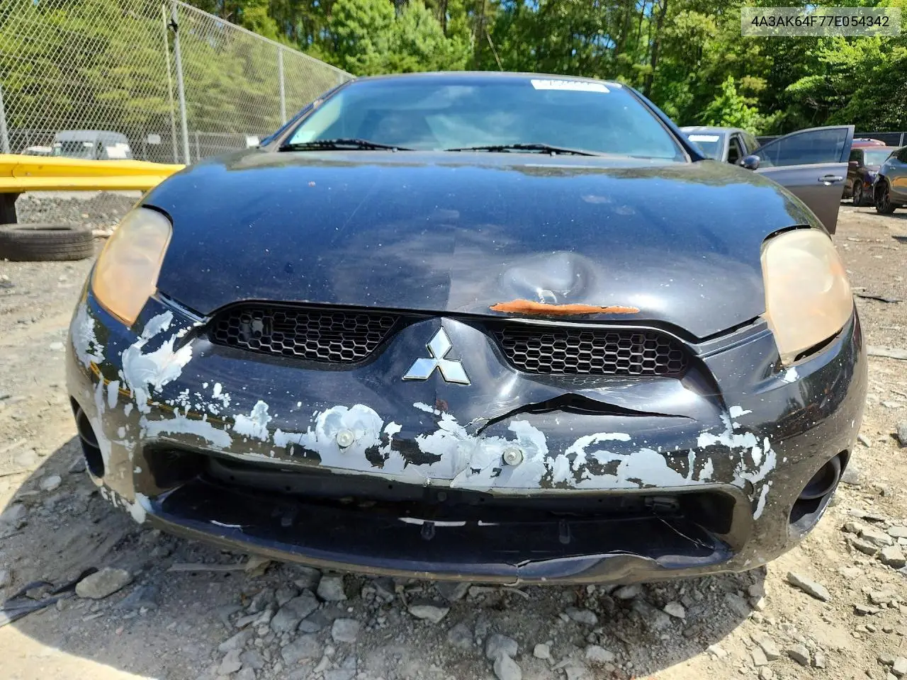 2007 Mitsubishi Eclipse VIN: 4A3AK64F77E054342 Lot: 57549636