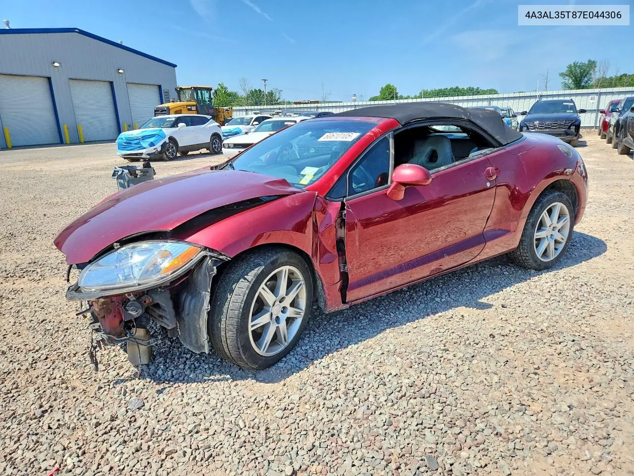 2007 Mitsubishi Eclipse Spyder Gt VIN: 4A3AL35T87E044306 Lot: 60610106